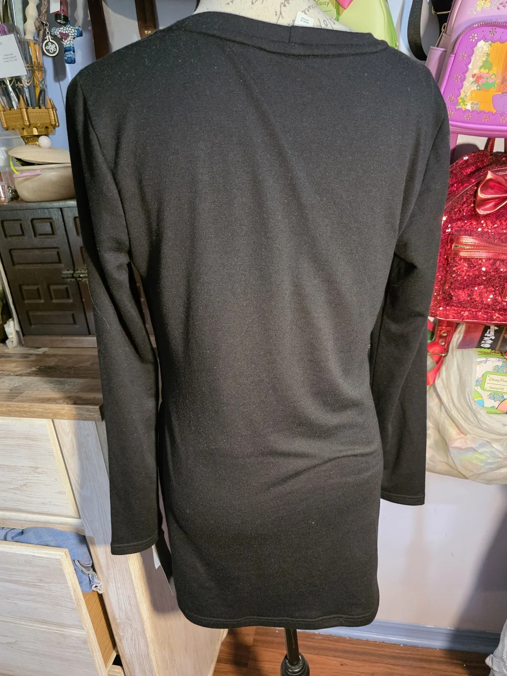 Ideology Black Top Extra Long NWT Size Small
